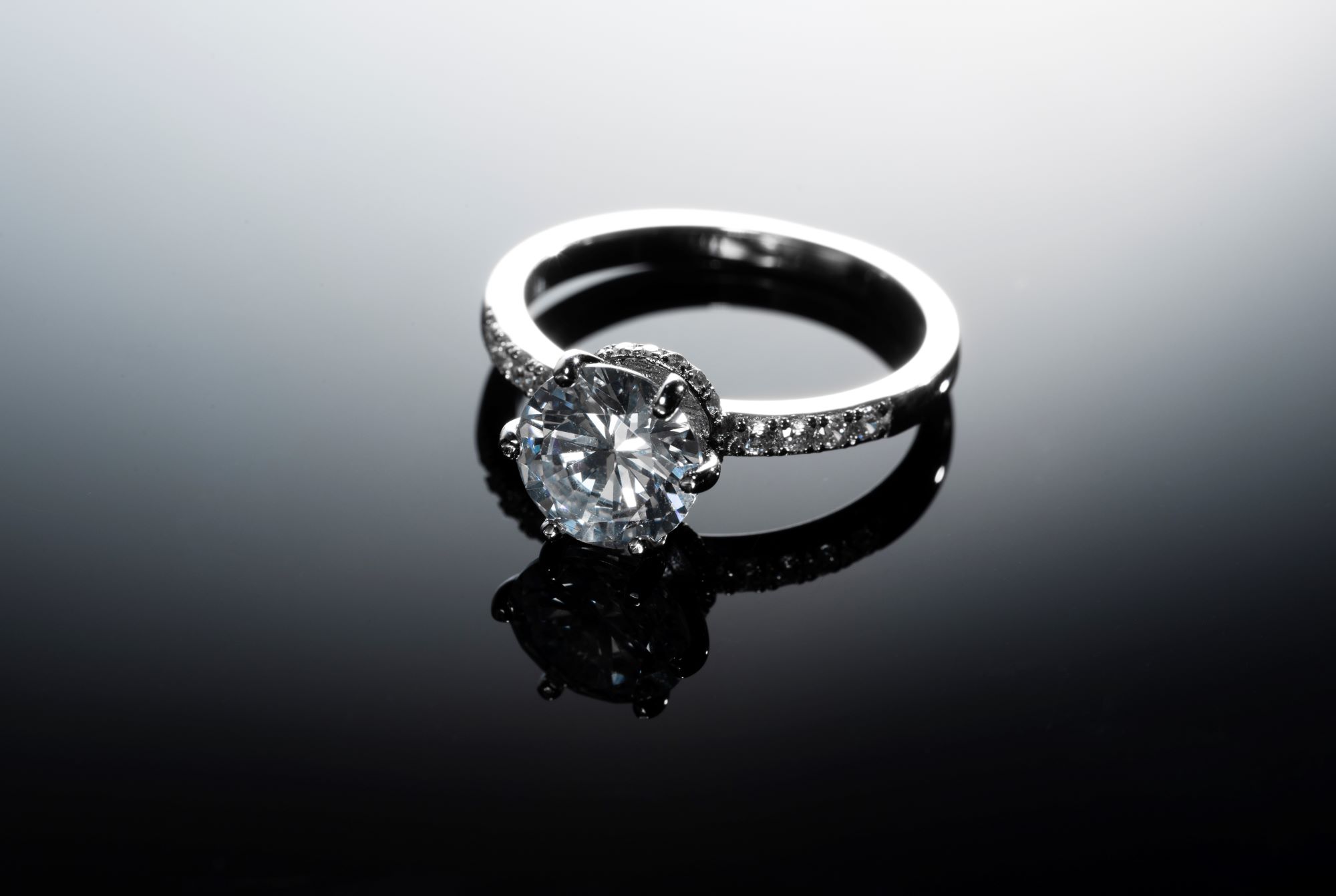 Celestial Spark Solitaire Diamond Ring